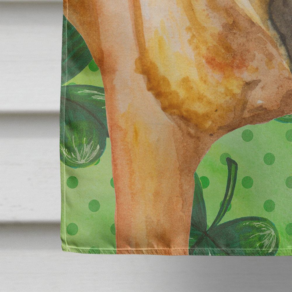 Shar Pei St Patrick's House Flag 28x40 Porch Sleeve Pole Decorative Outside Yard Banner Artwork Wall Hanging, Polyester