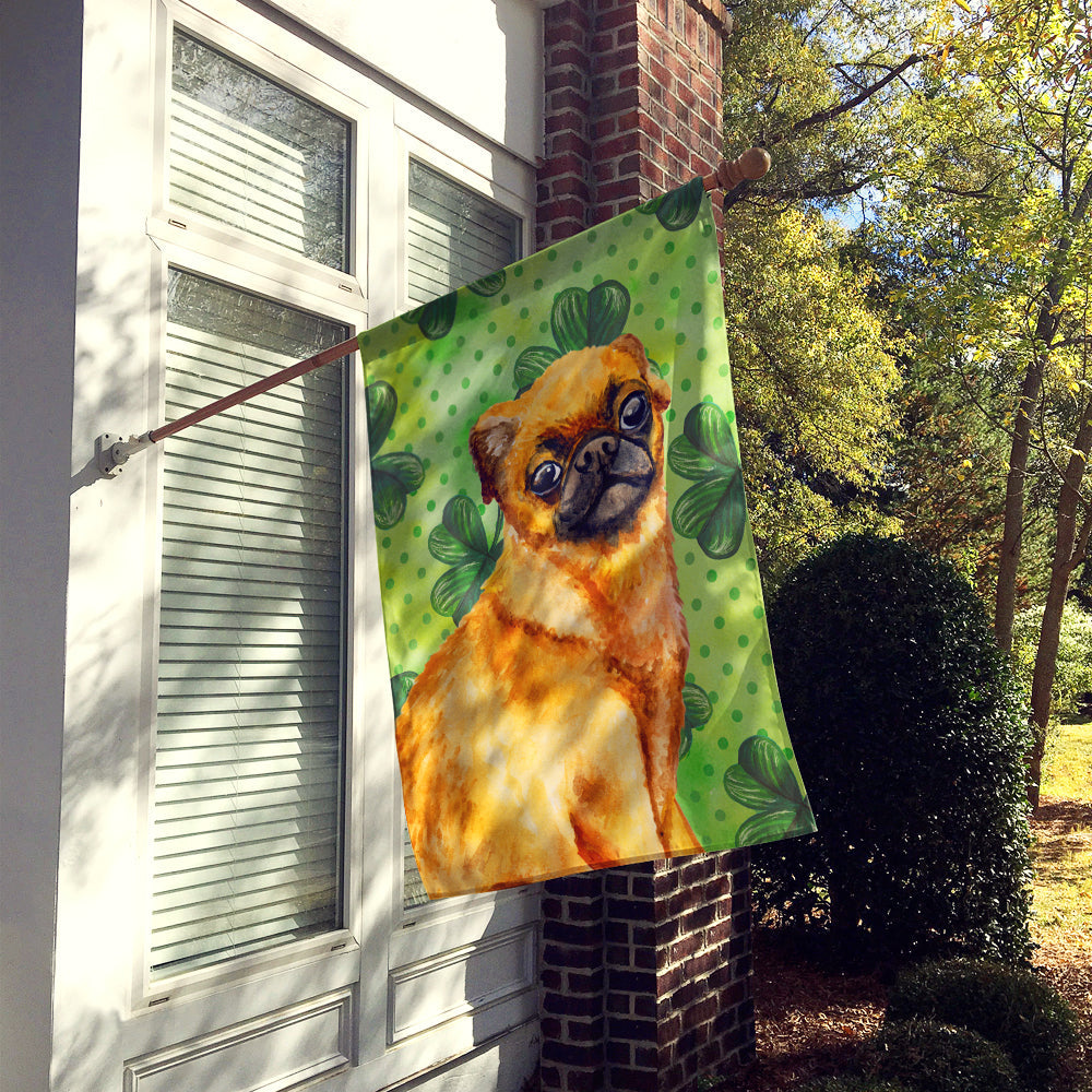 Small Brabant Griffon St Patrick's House Flag 28x40 Porch Sleeve Pole Decorative Outside Yard Banner Artwork Wall Hanging, Polyester