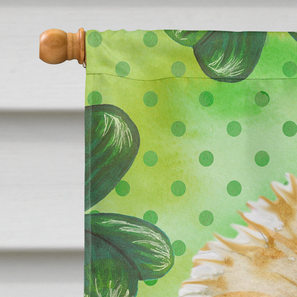 Morkie St Patrick's House Flag 28x40 Porch Sleeve Pole Decorative Outside Yard Banner Artwork Wall Hanging, Polyester