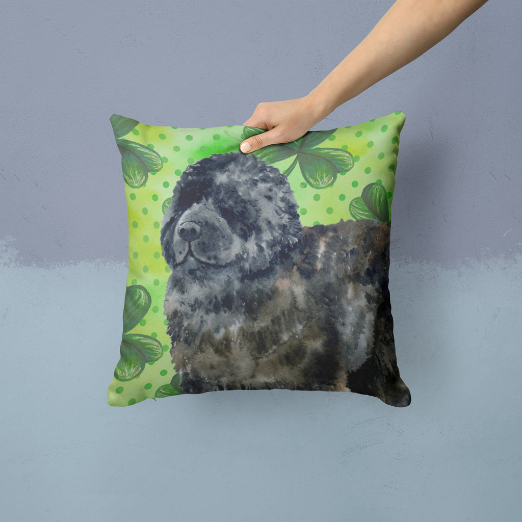 Newfoundland St Patrick's Decorative Throw Pillow 14x14 Indoor Outdoor Accent Cushion, Fabric Cover with Insert for Sofa, Bed, Porch & Living Room