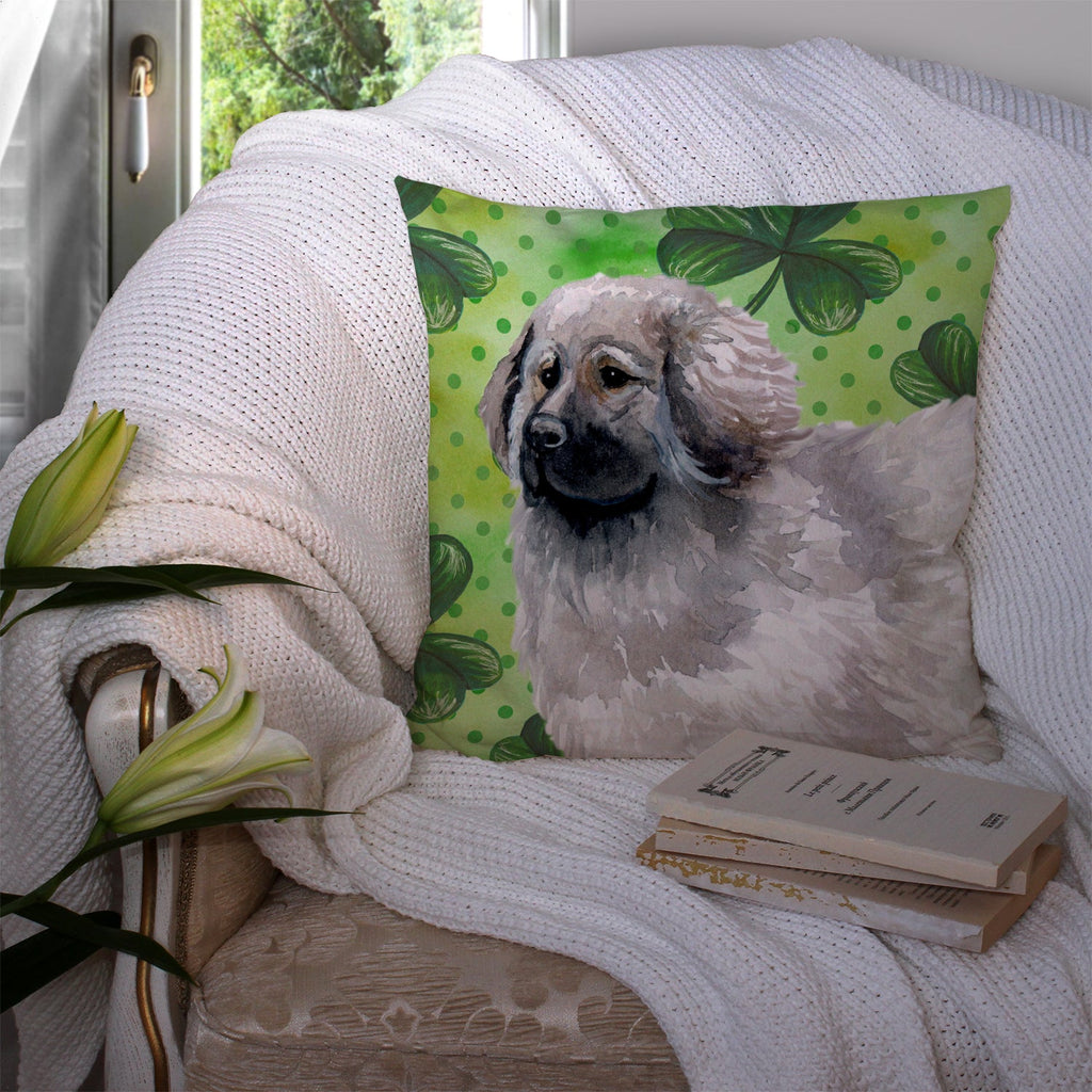 Moscow Watchdog St Patrick's Decorative Throw Pillow 14x14 Indoor Outdoor Accent Cushion, Fabric Cover with Insert for Sofa, Bed, Porch & Living Room