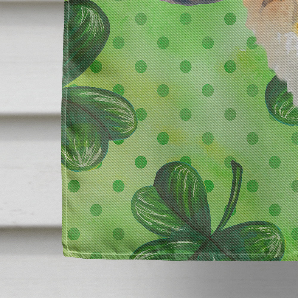 Saint Bernard St Patrick's House Flag 28x40 Porch Sleeve Pole Decorative Outside Yard Banner Artwork Wall Hanging, Polyester