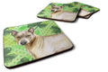 Thai Ridgeback St Patrick's Foam Coasters Set of 4 Cup Coasters for Indoor Outdoor, Tabletop Protection, Anti Slip, Mouse pad Material