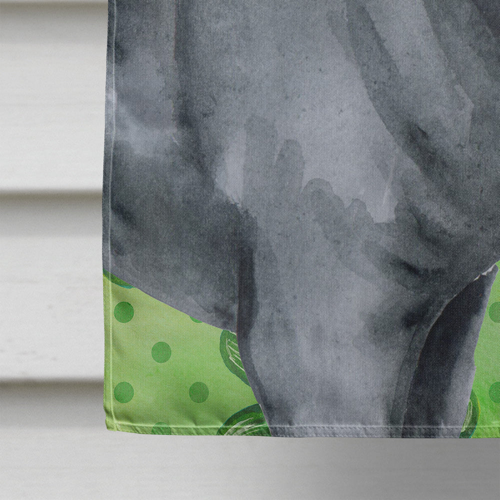 Cane Corso St Patrick's House Flag 28x40 Porch Sleeve Pole Decorative Outside Yard Banner Artwork Wall Hanging, Polyester