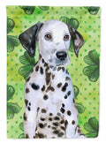 Dalmatian Puppy St Patrick's House Flag 28x40 Porch Sleeve Pole Decorative Outside Yard Banner Artwork Wall Hanging, Polyester