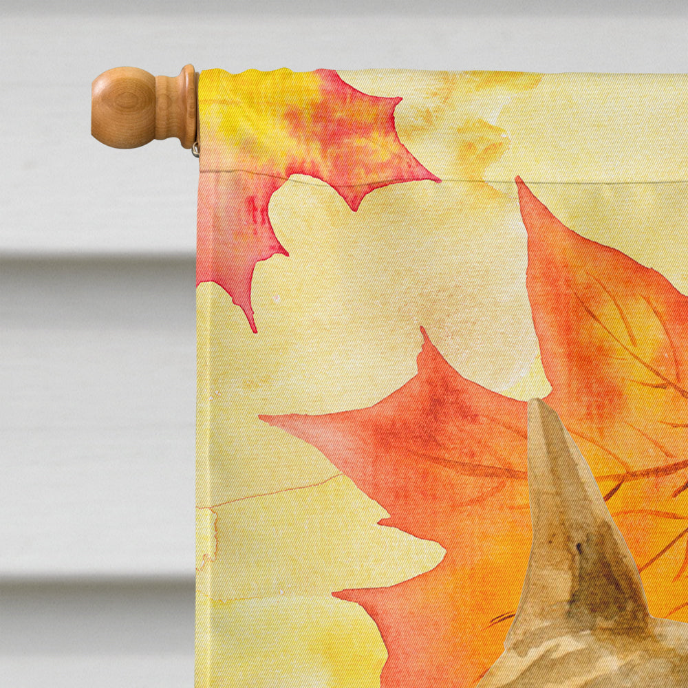 American Staffordshire Fall House Flag 28x40 Porch Sleeve Pole Decorative Outside Yard Banner Artwork Wall Hanging, Polyester