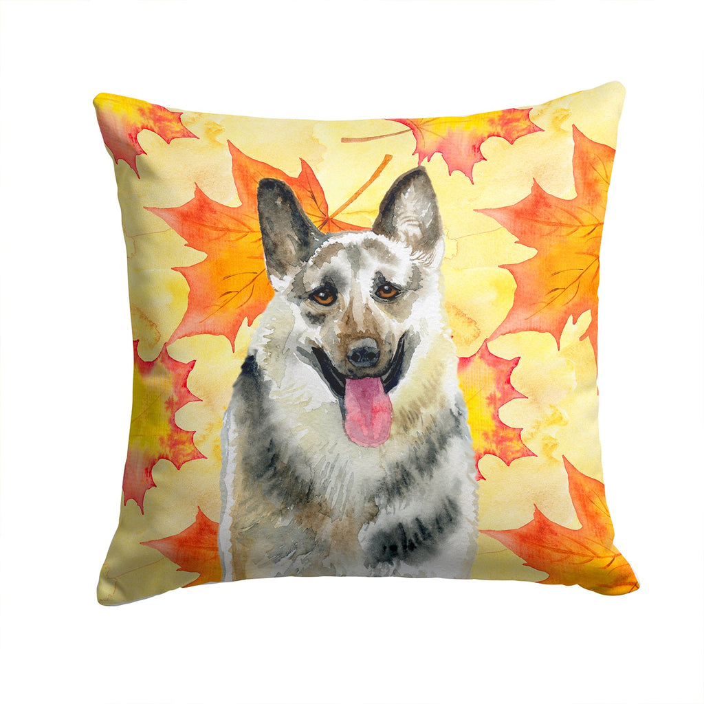 East-European Shepherd Fall Decorative Throw Pillow 14x14 Indoor Outdoor Accent Cushion, Fabric Cover with Insert for Sofa, Bed, Porch & Living Room