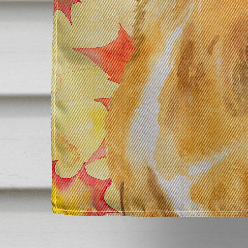 Chihuahua Fall House Flag 28x40 Porch Sleeve Pole Decorative Outside Yard Banner Artwork Wall Hanging, Polyester