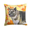 American Akita Fall Decorative Throw Pillow 14x14 Indoor Outdoor Accent Cushion, Fabric Cover with Insert for Sofa, Bed, Porch & Living Room