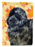 Newfoundland Fall House Flag 28x40 Porch Sleeve Pole Decorative Outside Yard Banner Artwork Wall Hanging, Polyester