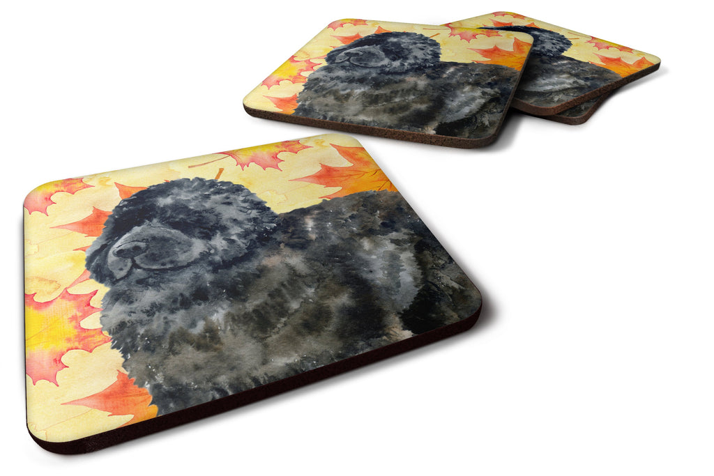 Newfoundland Fall Foam Coasters Set of 4 Cup Coasters for Indoor Outdoor, Tabletop Protection, Anti Slip, Mouse pad Material