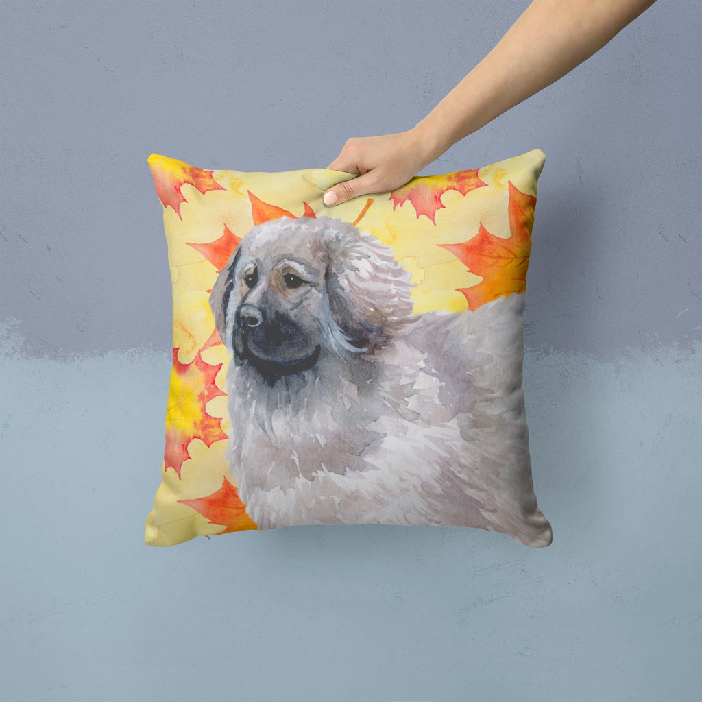 Moscow Watchdog Fall Decorative Throw Pillow 14x14 Indoor Outdoor Accent Cushion, Fabric Cover with Insert for Sofa, Bed, Porch & Living Room