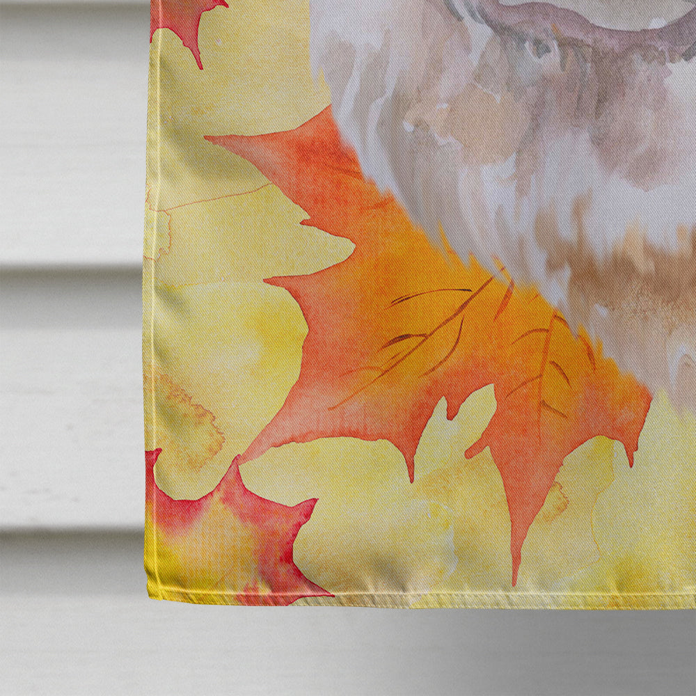 Cane Corso Fall House Flag 28x40 Porch Sleeve Pole Decorative Outside Yard Banner Artwork Wall Hanging, Polyester