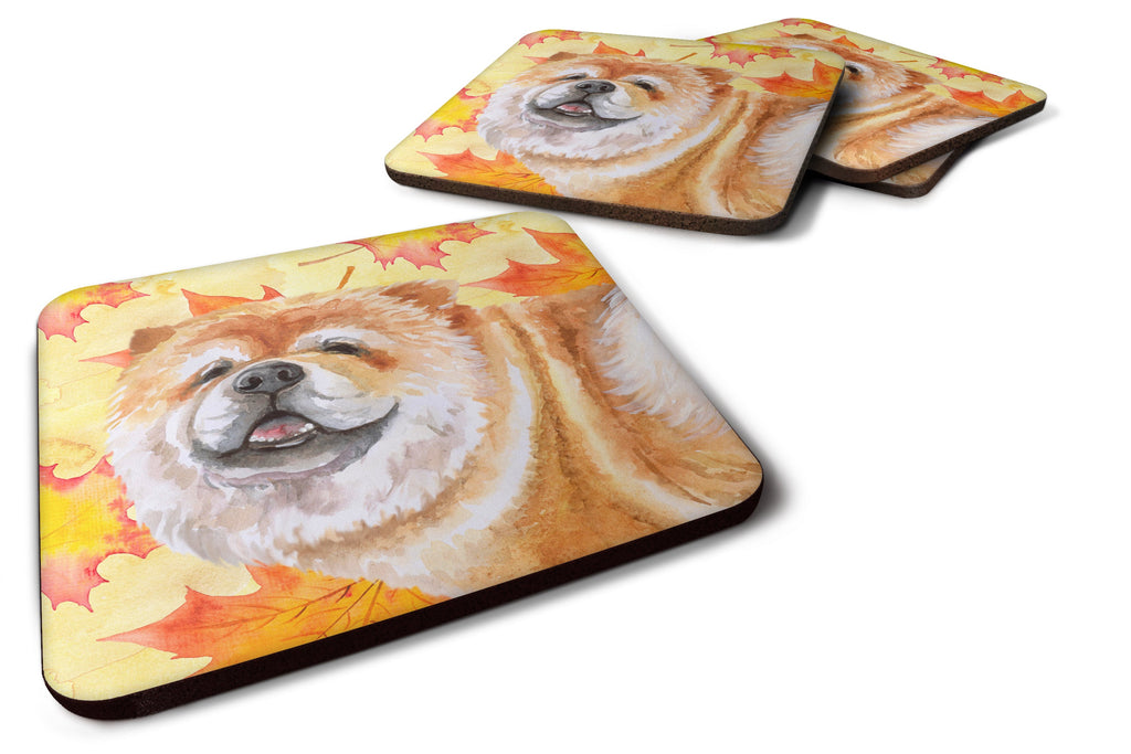 Cane Corso Fall Foam Coasters Set of 4 Cup Coasters for Indoor Outdoor, Tabletop Protection, Anti Slip, Mouse pad Material