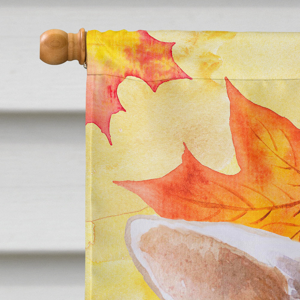 Chihuahua Leg up Fall House Flag 28x40 Porch Sleeve Pole Decorative Outside Yard Banner Artwork Wall Hanging, Polyester