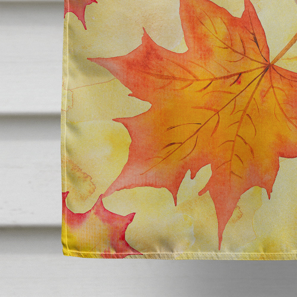 Italian Greyhound Fall House Flag 28x40 Porch Sleeve Pole Decorative Outside Yard Banner Artwork Wall Hanging, Polyester