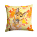 German Shepherd #2 Fall Decorative Throw Pillow 14x14 Indoor Outdoor Accent Cushion, Fabric Cover with Insert for Sofa, Bed, Porch & Living Room