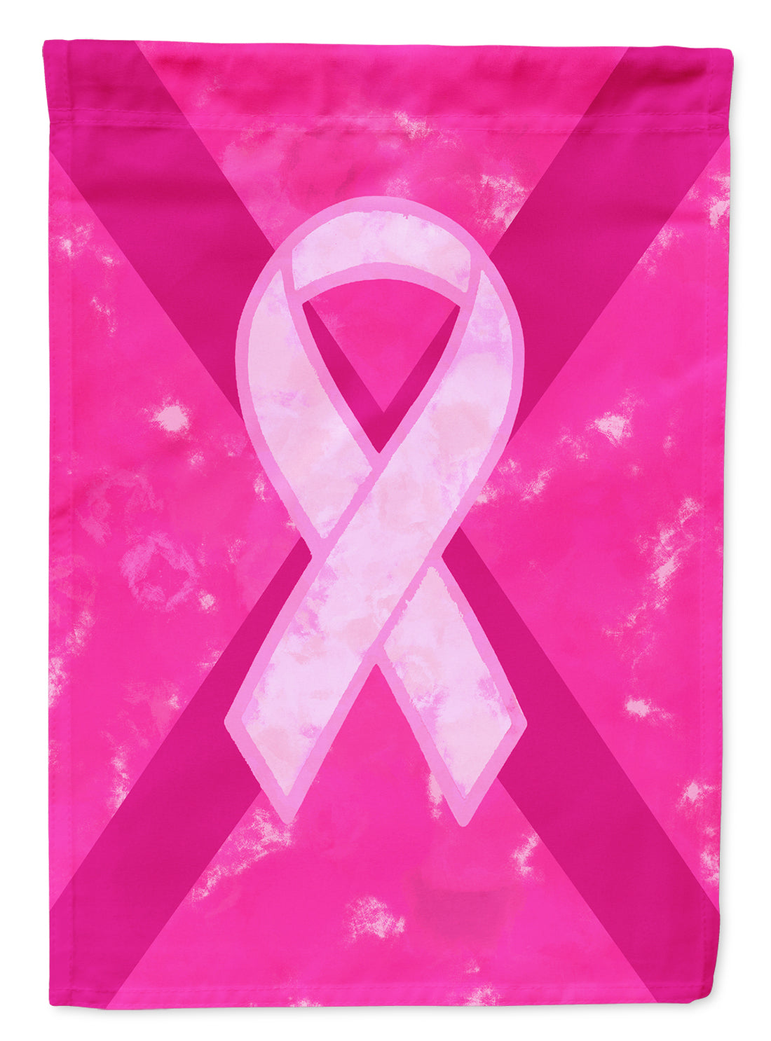 Breast Cancer Battle Flag House Flag 28x40 Porch Sleeve Pole Decorative Outside Yard Banner Artwork Wall Hanging, Polyester