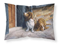 Bassets Basset Hound Standard Pillowcase Lightweight Super Soft Easy Care Decorative Artwork Pillowcase, Standard