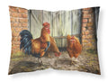 Rooster and Chickens by Daphne Baxter Standard Pillowcase Lightweight Super Soft Easy Care Decorative Artwork Pillowcase, Standard