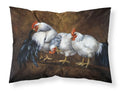 Roosting Rooster and Chickens Standard Pillowcase Lightweight Super Soft Easy Care Decorative Artwork Pillowcase, Standard