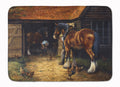 Horse and The Blacksmith by Daphne Baxter Memory Foam Kitchen Mat Machine Washable Anti-Fatigue Cushion Comfort Bath or Kitchen Rug