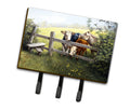 Cows in a Buttercup Meadow Leash or Key Holder Wall Hooks, Coat Rack Wall Mount, for Hanging Keys, Towels, Aprons, Leashes