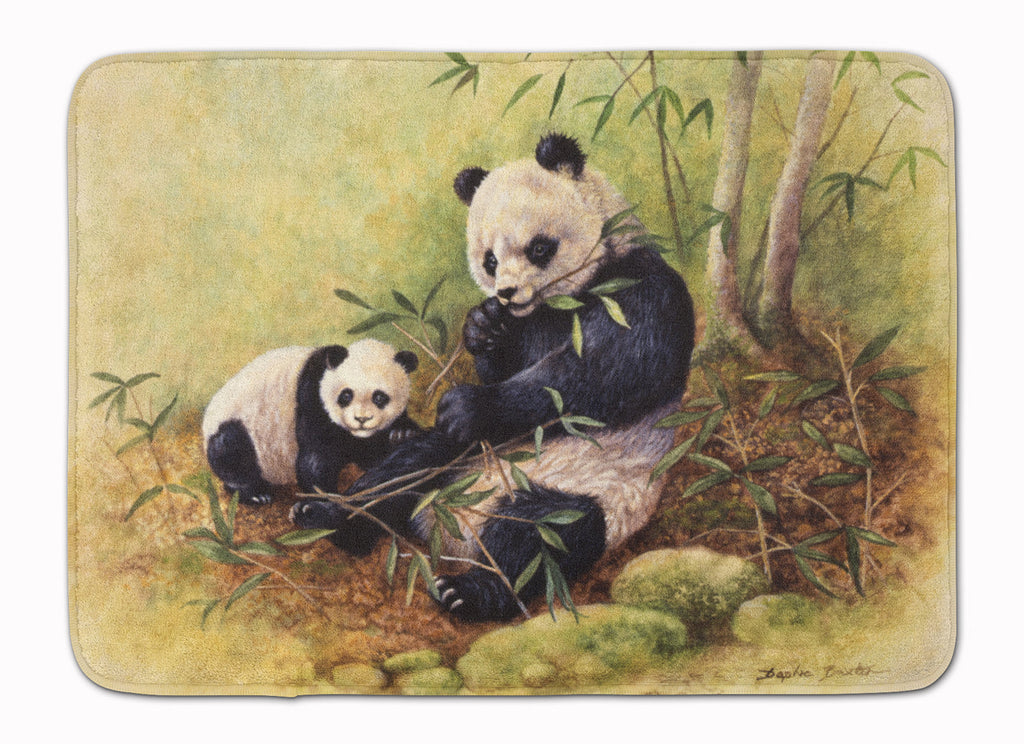 Panda Bears by Daphne Baxter Memory Foam Kitchen Mat Machine Washable Anti-Fatigue Cushion Comfort Bath or Kitchen Rug