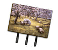 Sheep by Daphne Baxter Leash or Key Holder Wall Hooks, Coat Rack Wall Mount, for Hanging Keys, Towels, Aprons, Leashes