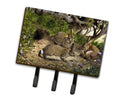 Rabbits and the Rabbit Hole Leash or Key Holder Wall Hooks, Coat Rack Wall Mount, for Hanging Keys, Towels, Aprons, Leashes
