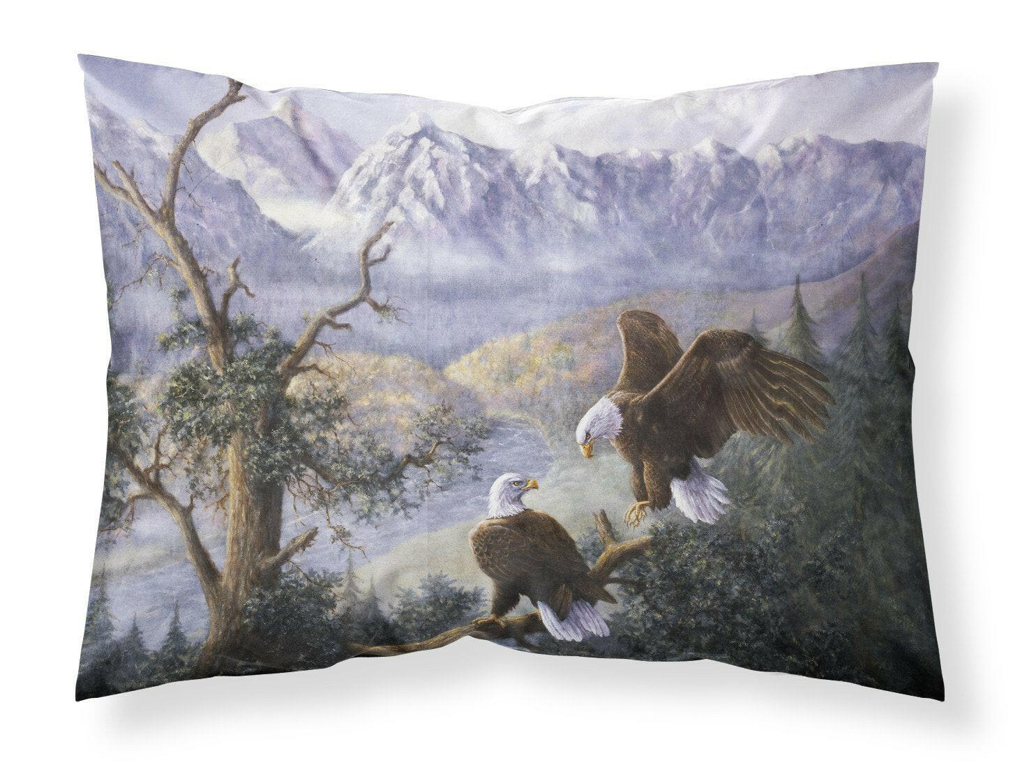 Eagles by Daphne Baxter Standard Pillowcase Lightweight Super Soft Easy Care Decorative Artwork Pillowcase, Standard