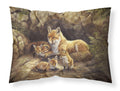 Fox Family Foxes by the Den Standard Pillowcase Lightweight Super Soft Easy Care Decorative Artwork Pillowcase, Standard