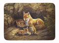 Fox Family Foxes by the Den Memory Foam Kitchen Mat Machine Washable Anti-Fatigue Cushion Comfort Bath or Kitchen Rug