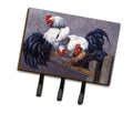 Roosters Roosting Leash or Key Holder Wall Hooks, Coat Rack Wall Mount, for Hanging Keys, Towels, Aprons, Leashes