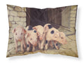 Pigs Piglets by Daphne Baxter Standard Pillowcase Lightweight Super Soft Easy Care Decorative Artwork Pillowcase, Standard