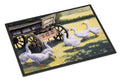 Geese by Daphne Baxter Doormat Indoor Outdoor 18H X 27W Front Door Mat Rugs for Entryway, Non Slip Washable