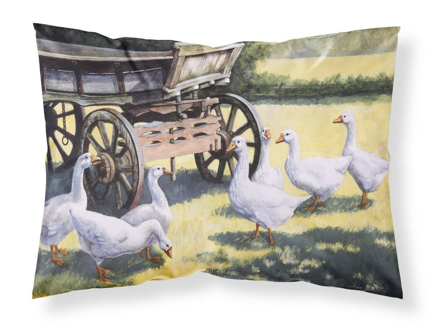 Geese by Daphne Baxter Standard Pillowcase Lightweight Super Soft Easy Care Decorative Artwork Pillowcase, Standard