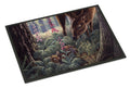 Doe and Fawn Deer Doormat Indoor Outdoor 18H X 27W Front Door Mat Rugs for Entryway, Non Slip Washable