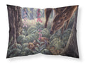 Doe and Fawn Deer Standard Pillowcase Lightweight Super Soft Easy Care Decorative Artwork Pillowcase, Standard