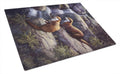 Otters by the Waterfall by Daphne Baxter Cutting Board Tempered Glass Kitchen Cutting Surface, Heat Resistant Chopping, Non-Slip Feet, Food Prep & Serving