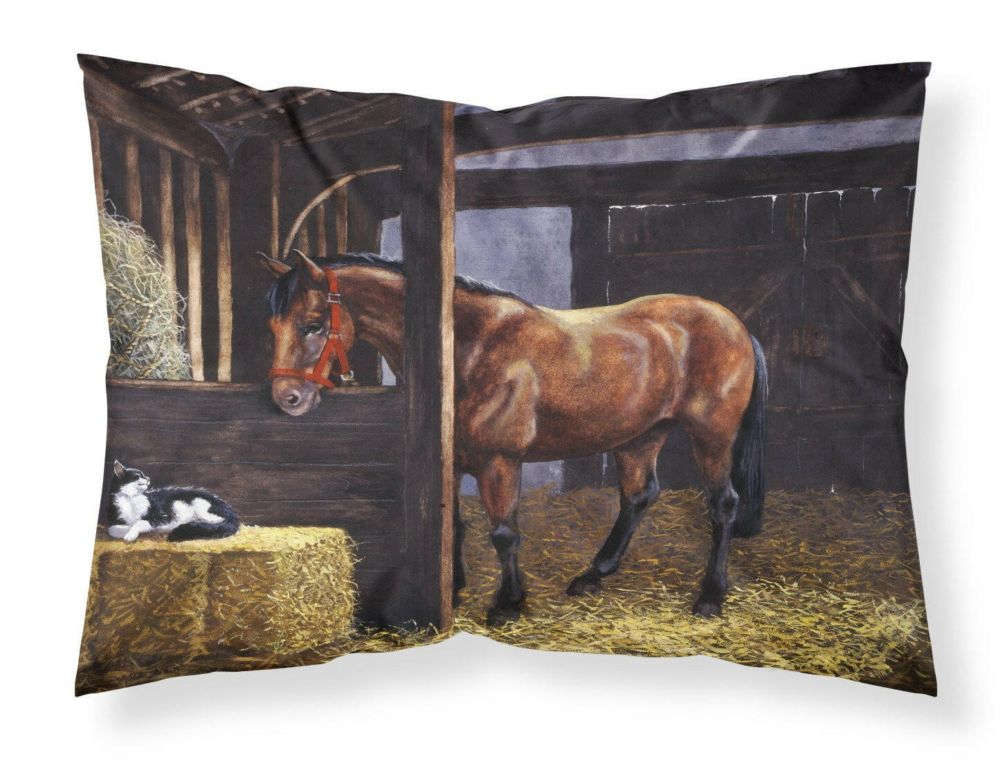 At The Gate Springer Spaniel Standard Pillowcase Lightweight Super Soft Easy Care Decorative Artwork Pillowcase, Standard