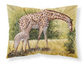 Giraffes by Daphne Baxter Standard Pillowcase Lightweight Super Soft Easy Care Decorative Artwork Pillowcase, Standard