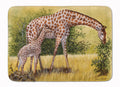 Giraffes by Daphne Baxter Memory Foam Kitchen Mat Machine Washable Anti-Fatigue Cushion Comfort Bath or Kitchen Rug