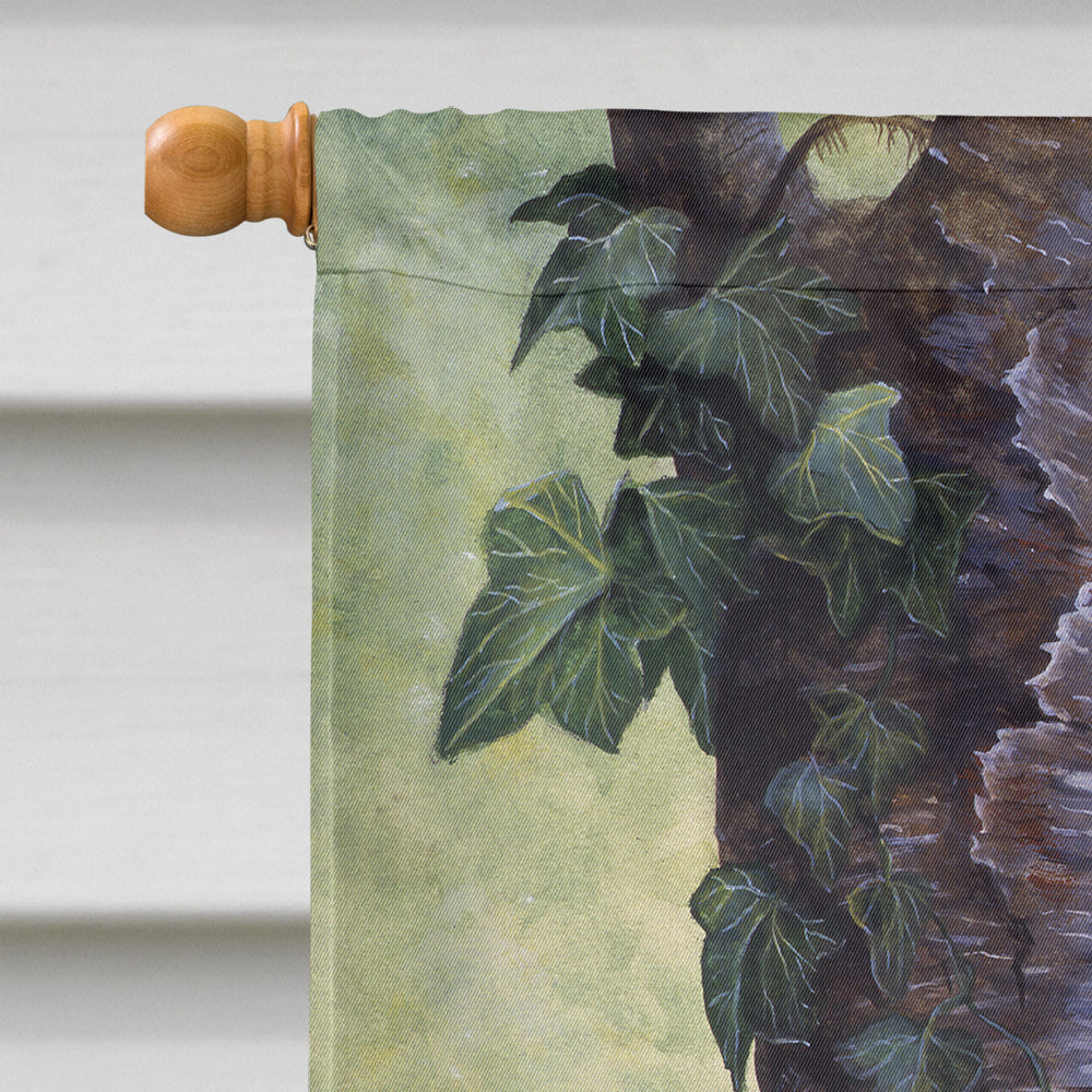 Woodpeckers by Daphne Baxter House Flag 28x40 Porch Sleeve Pole Decorative Outside Yard Banner Artwork Wall Hanging, Polyester