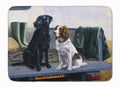On The Tailgate Labrador and Springer Spaniel Memory Foam Kitchen Mat Machine Washable Anti-Fatigue Cushion Comfort Bath or Kitchen Rug