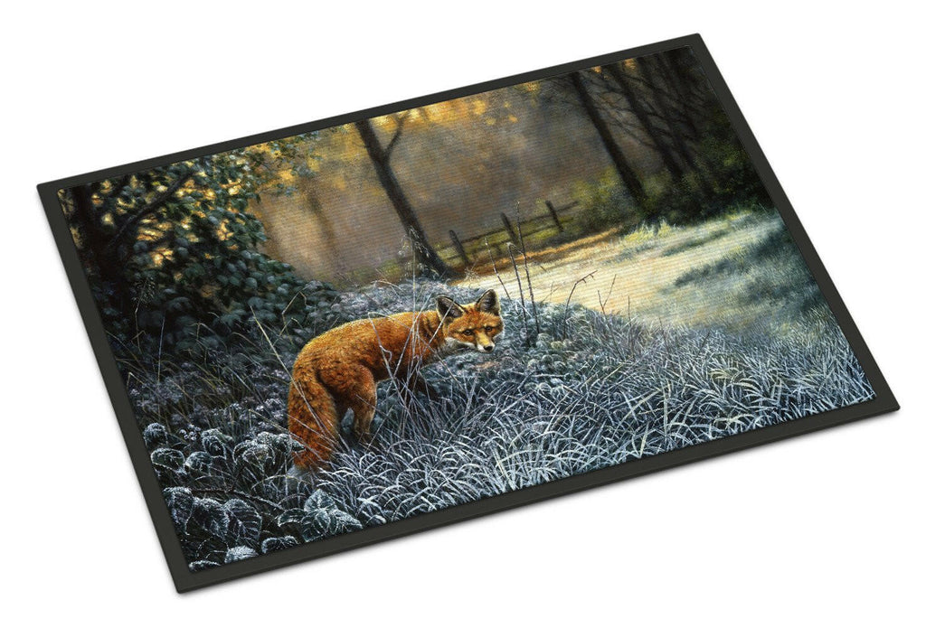 Fox on the Hunt Doormat Indoor Outdoor 24H X 36W Front Door Mat Rugs for Entryway, Non Slip Washable Low Pile,