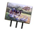 Geese Crossing before the Horse Leash or Key Holder Wall Hooks, Coat Rack Wall Mount, for Hanging Keys, Towels, Aprons, Leashes
