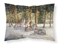 Wolves by Daphne Baxter Standard Pillowcase Lightweight Super Soft Easy Care Decorative Artwork Pillowcase, Standard
