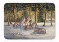 Wolves by Daphne Baxter Memory Foam Kitchen Mat Machine Washable Anti-Fatigue Cushion Comfort Bath or Kitchen Rug
