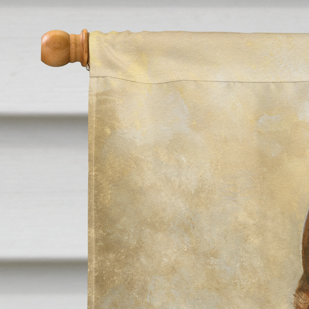 Alsatian German Shepherd House Flag 28x40 Porch Sleeve Pole Decorative Outside Yard Banner Artwork Wall Hanging, Polyester